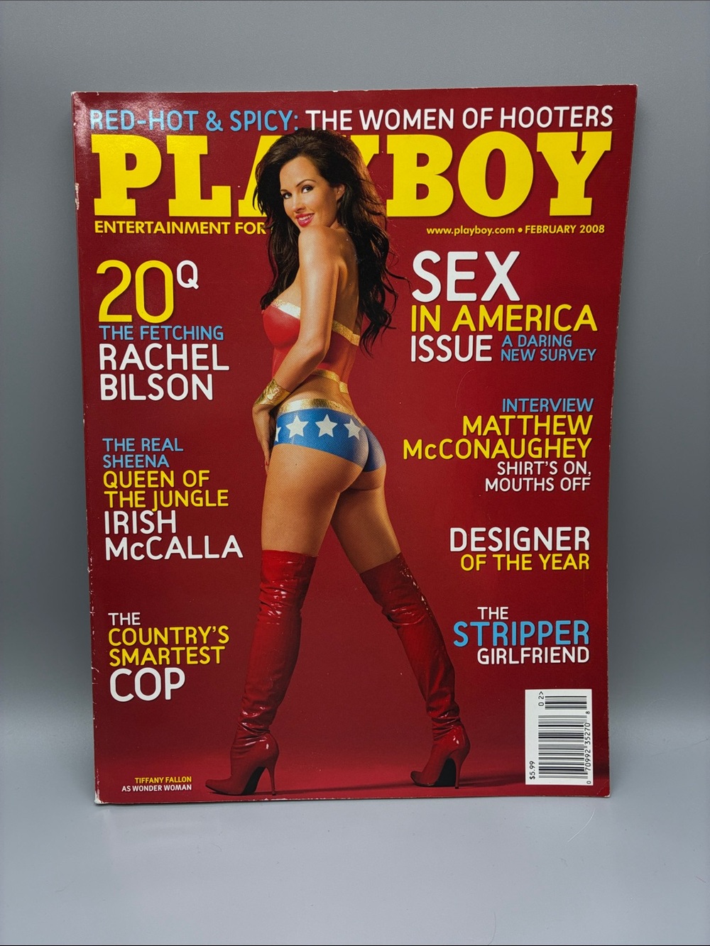 PLAYBOY Red Cover with Star-Spangled Costume